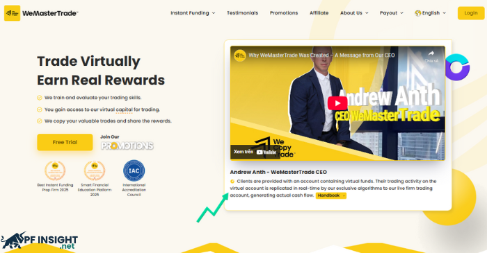 WeMasterTrade - prop trading in Canada