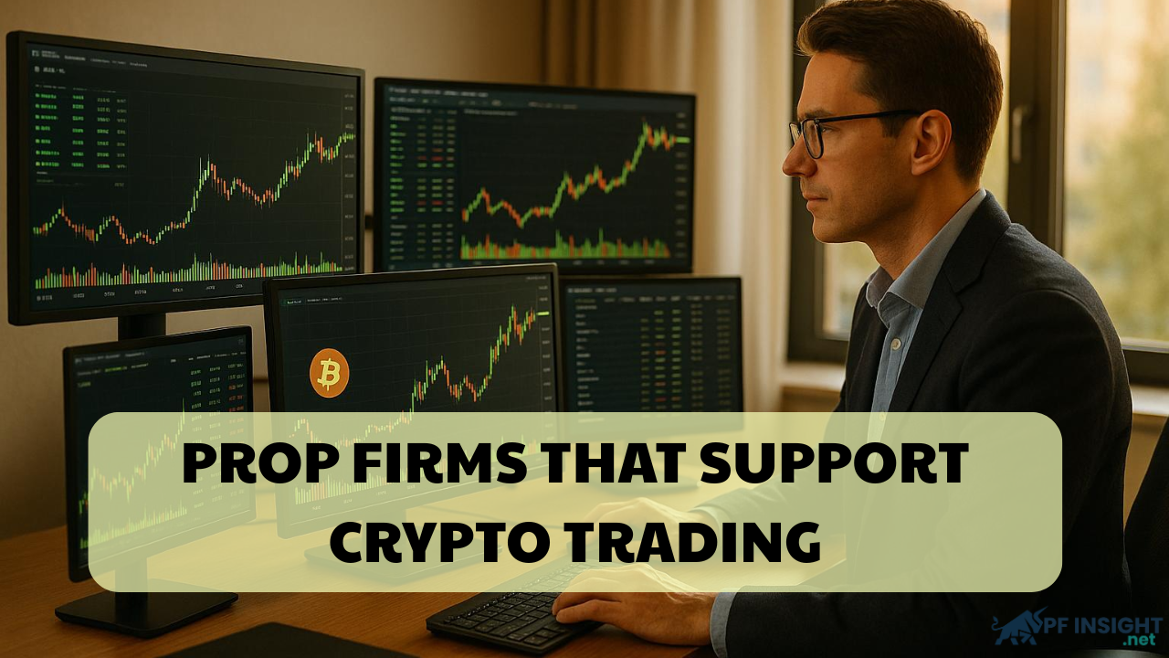 Prop Firms that support crypto trading with high payouts and funding options