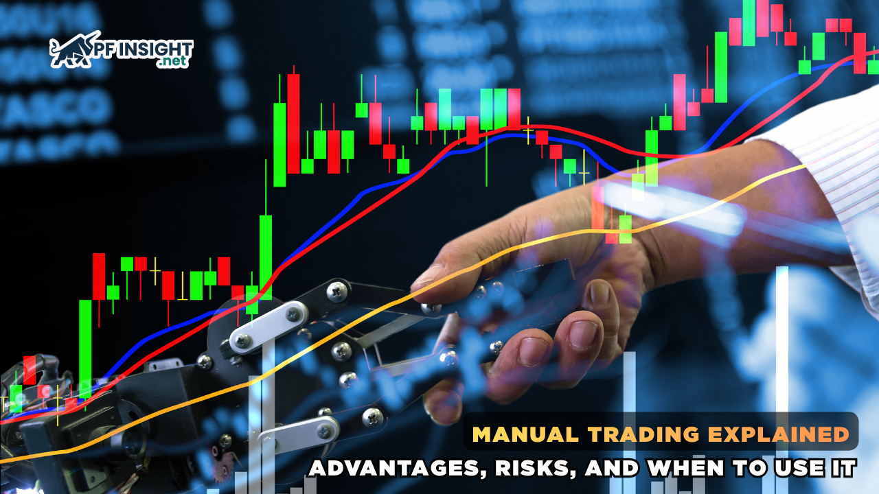 Manual trading is a type of trading where the trader orders, evaluates, and controls risks on their own.