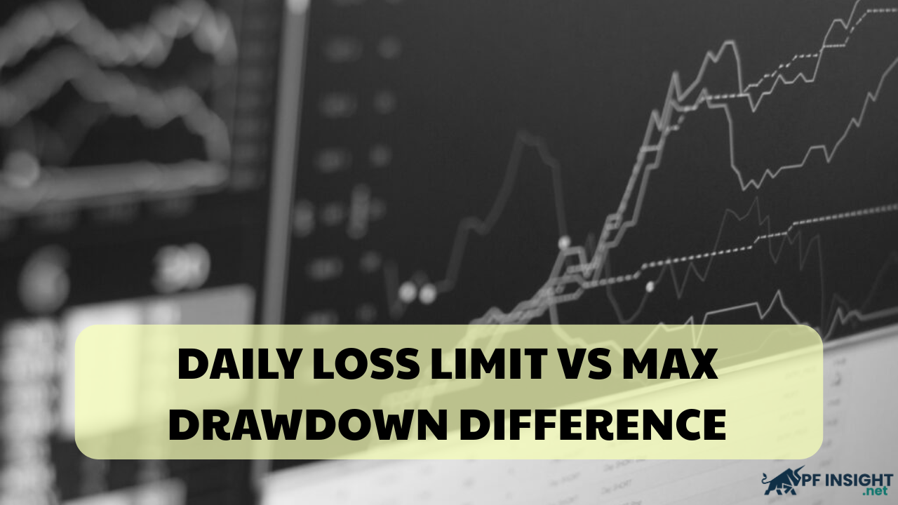Understanding daily loss limit vs max drawdown difference in prop firms