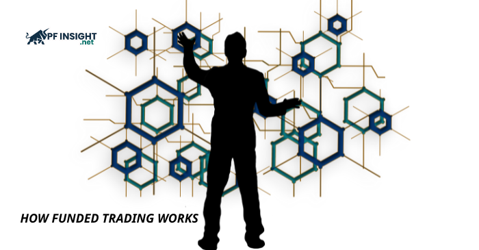 The trader and the prop firm work together to conduct funded trading.