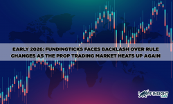 Early 2026: FundingTicks faces backlash over rule changes as the prop trading market heats up again