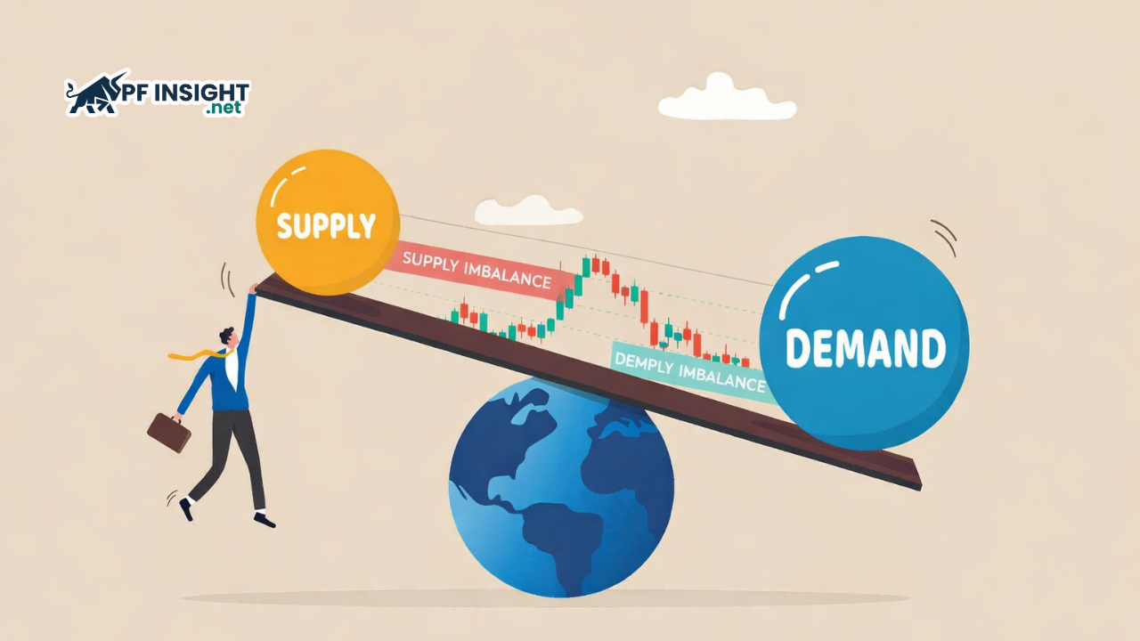 How to spot supply demand imbalance on trading charts for high-probability trades